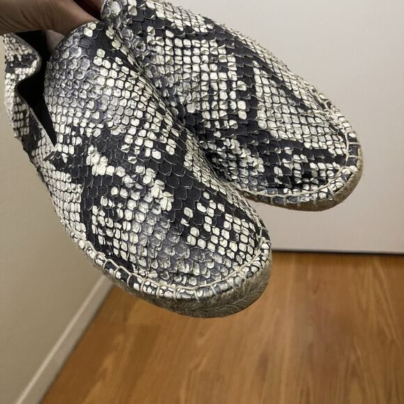 VINCE. Python snakeskin espadrille slip on shoes size US 10 - Picture 7 of 8